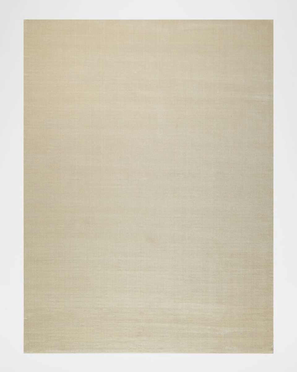 Velutto Hand-Loomed Light Beige Rug, 4' x 6'